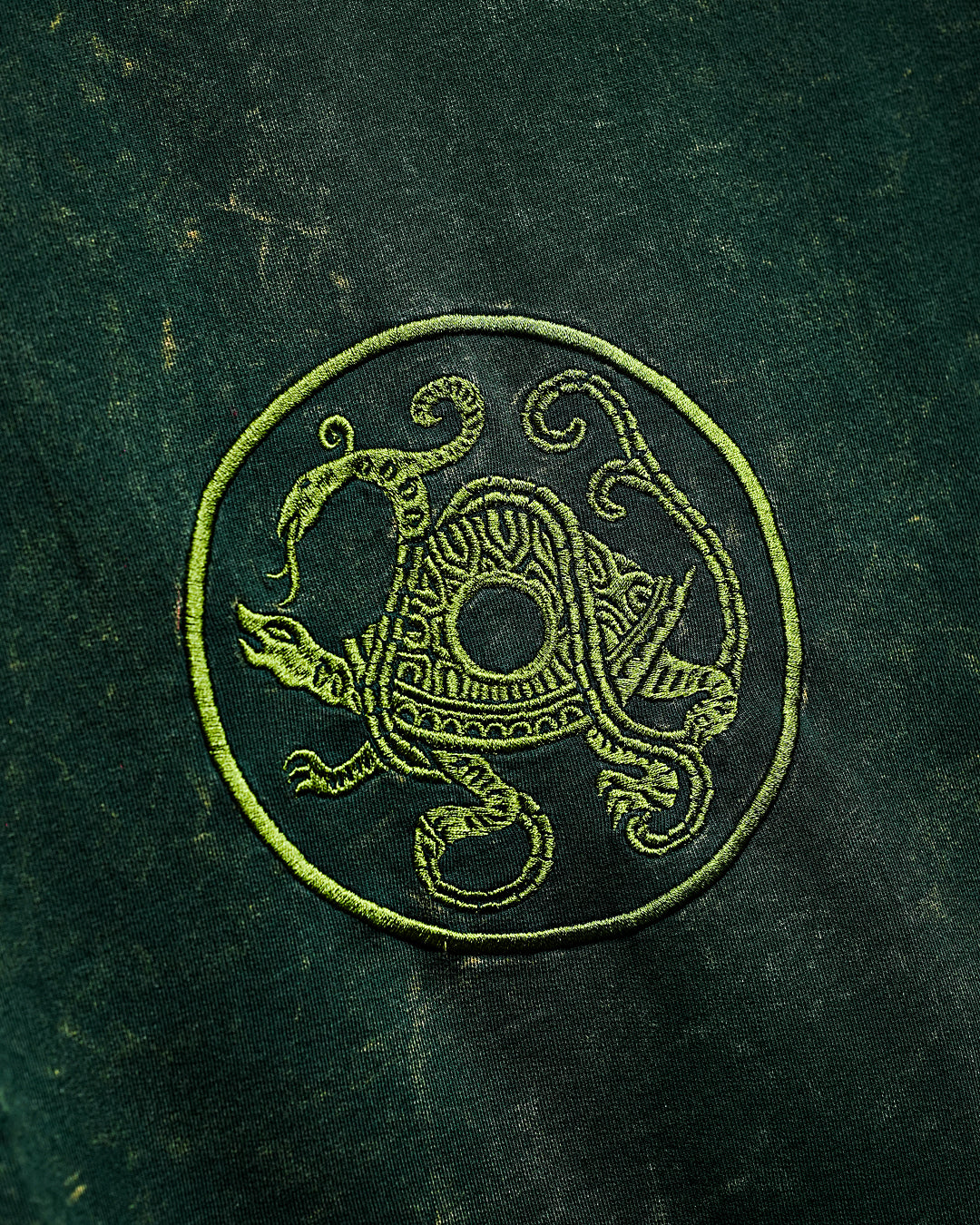 Mythical Tortoise  Embroidered
