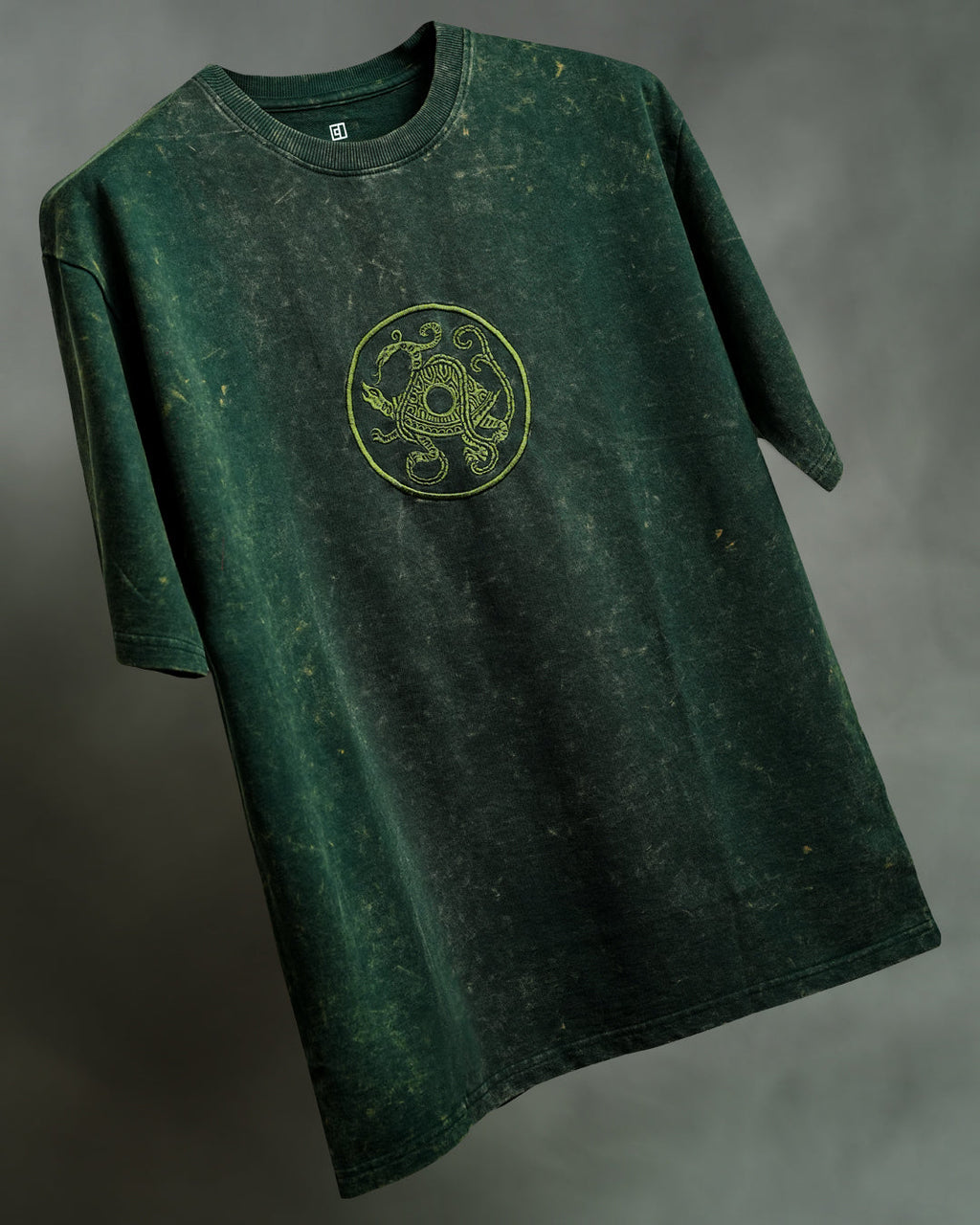 Mythical Tortoise  Embroidered