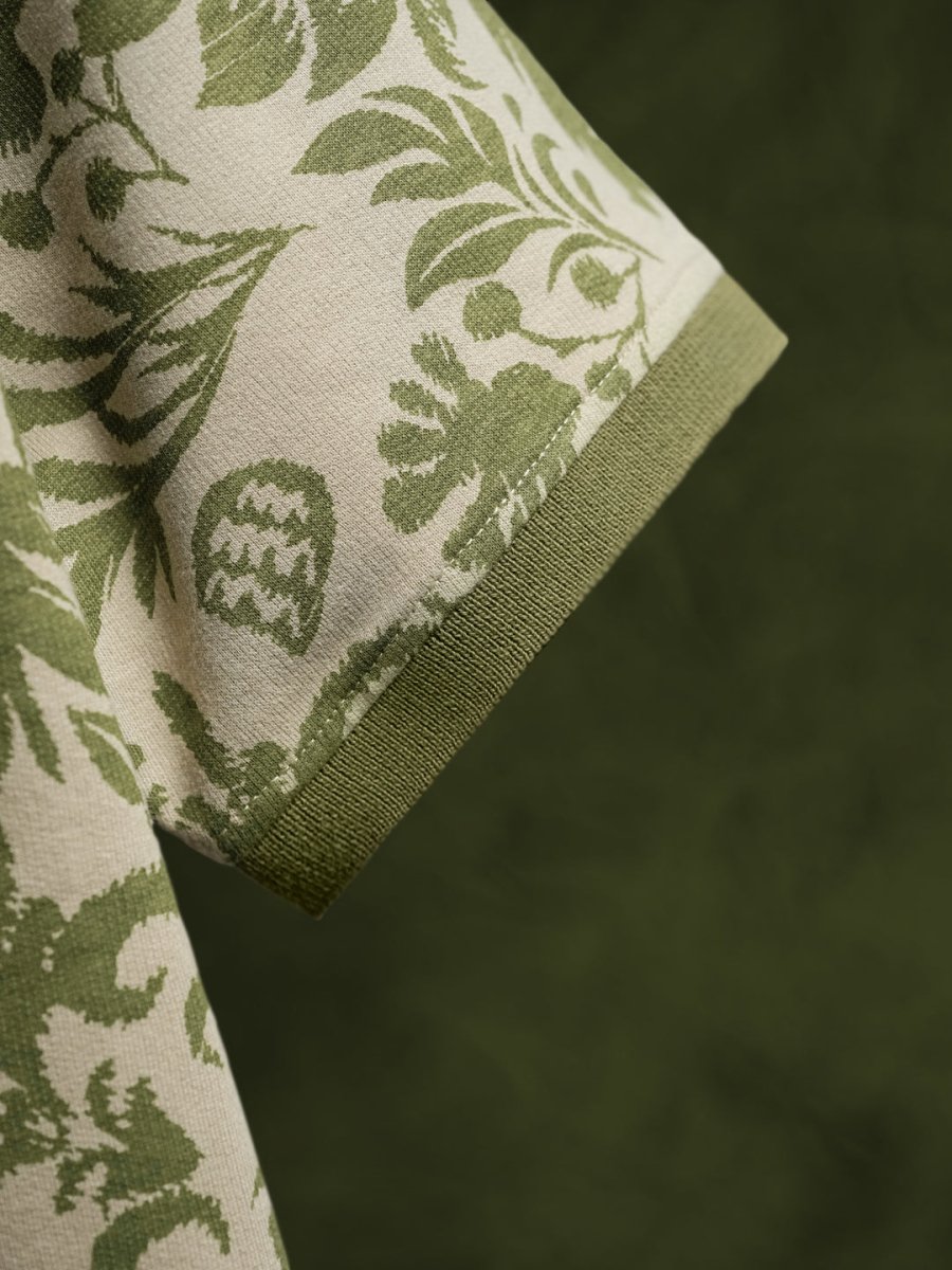 Ajrakh Floral Polo