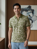 Ajrakh Floral Polo