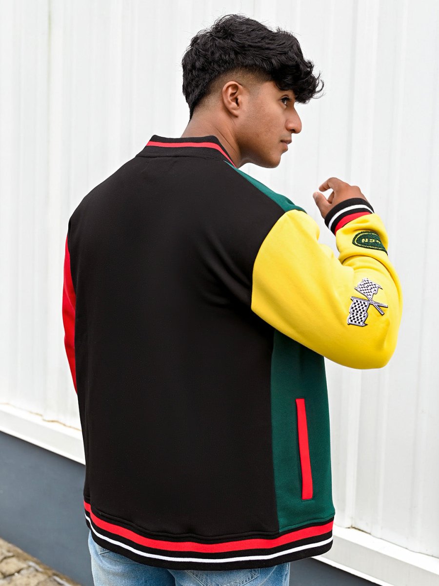 Badass Embroidered Varsity Jacket
