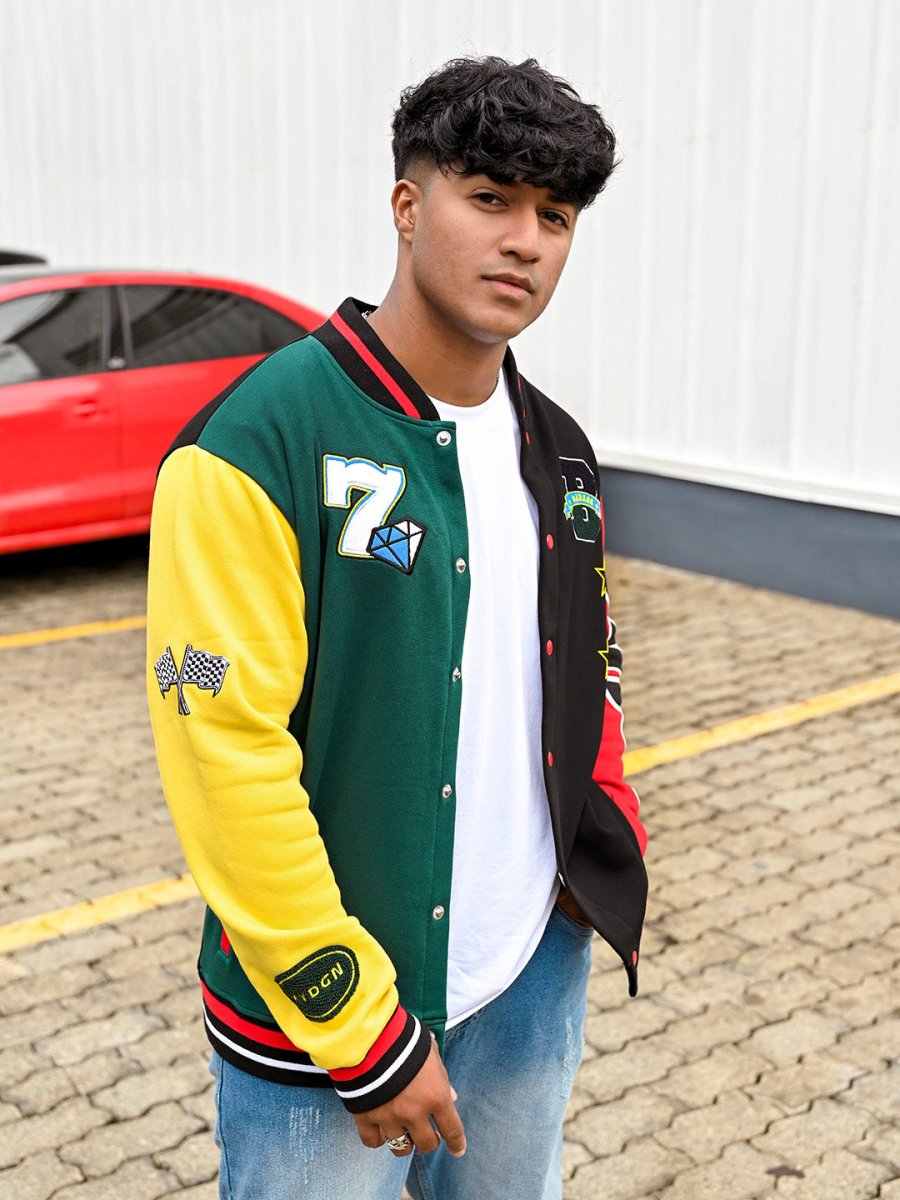 Badass Embroidered Varsity Jacket