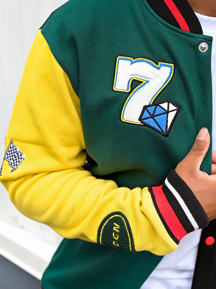 Badass Embroidered Varsity Jacket