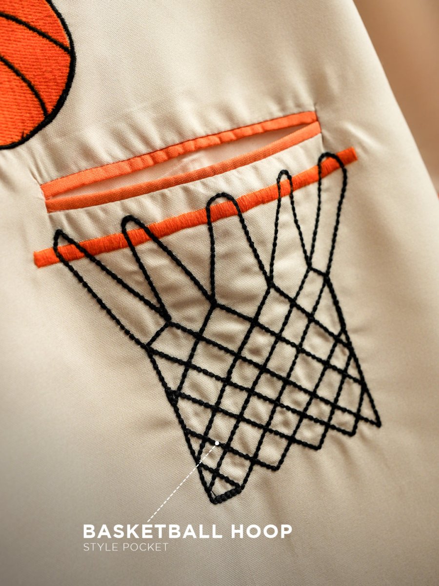 Basketball Embroidered Shirt
