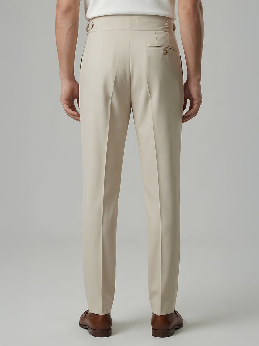 Beige Gurkha Pants