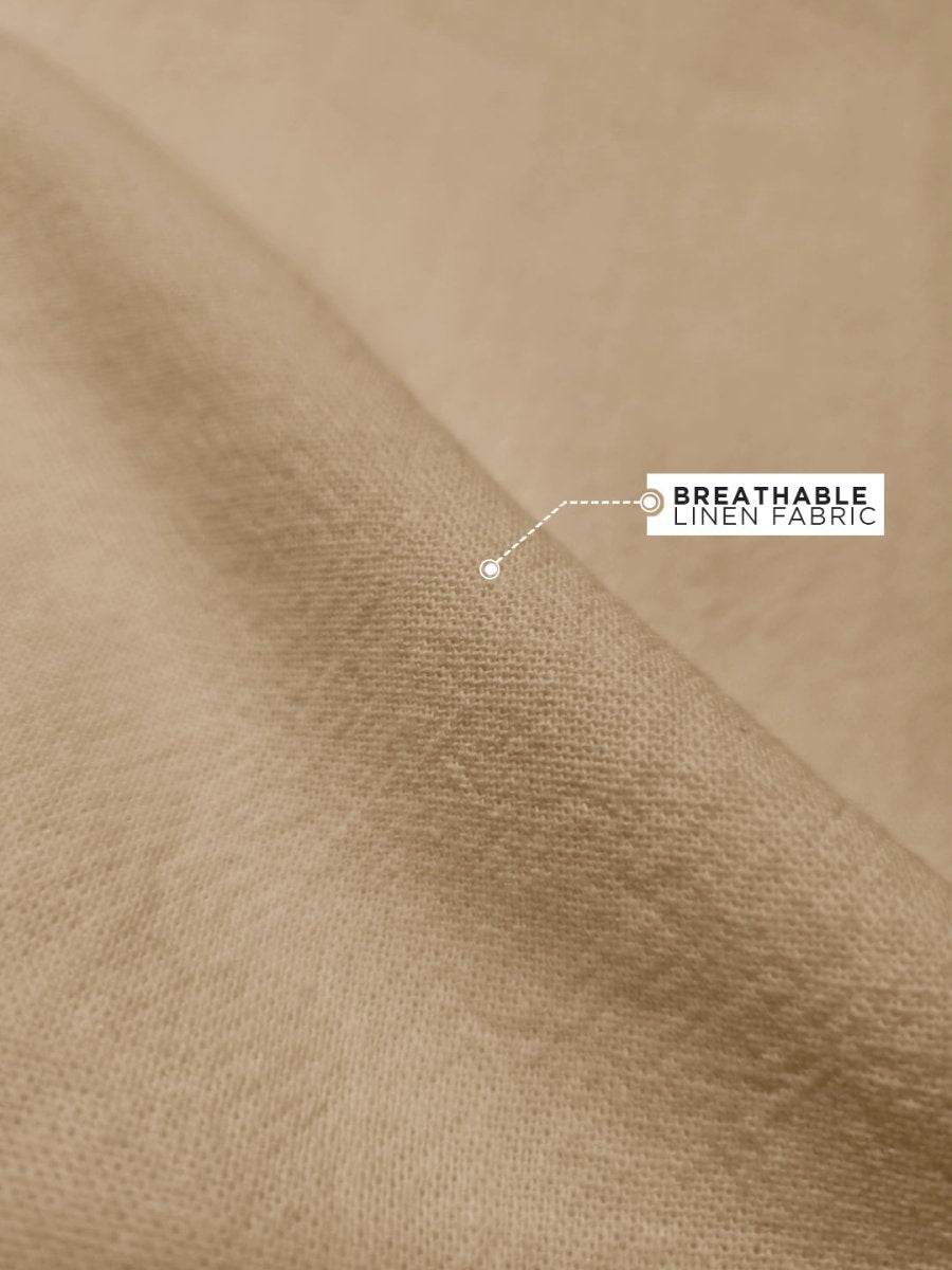 Beige Linen Pant