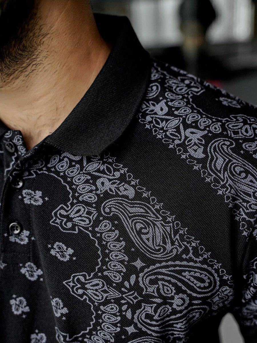 Black Bandana Polo