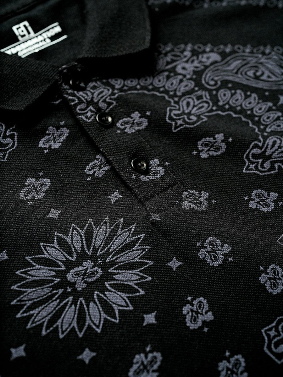 Black Bandana Polo