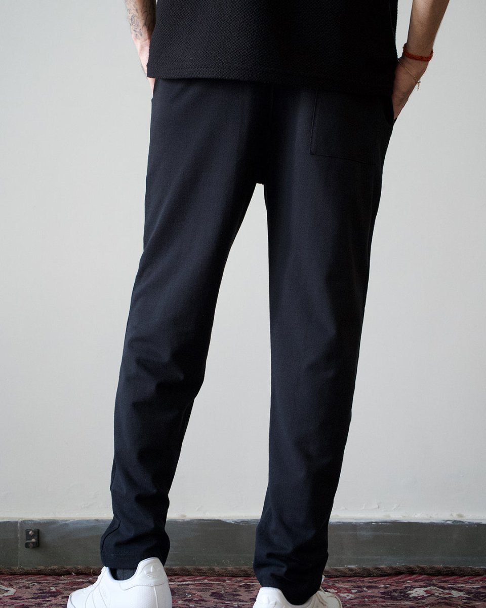 Black Everyday Pants - Premium Cotton
