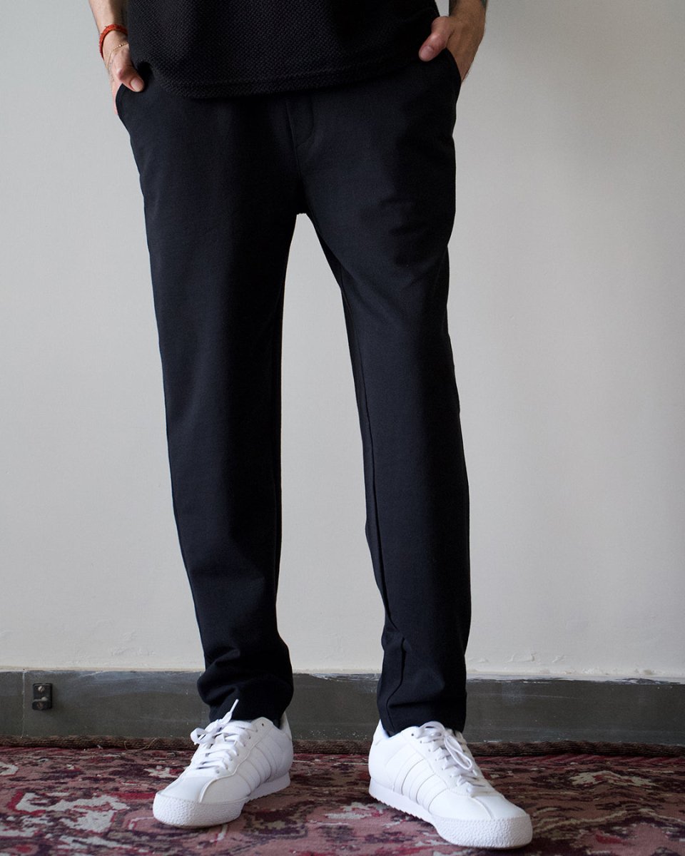 Black Everyday Pants - Premium Cotton