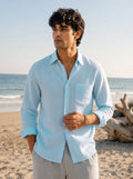 Blue Linen Shirt