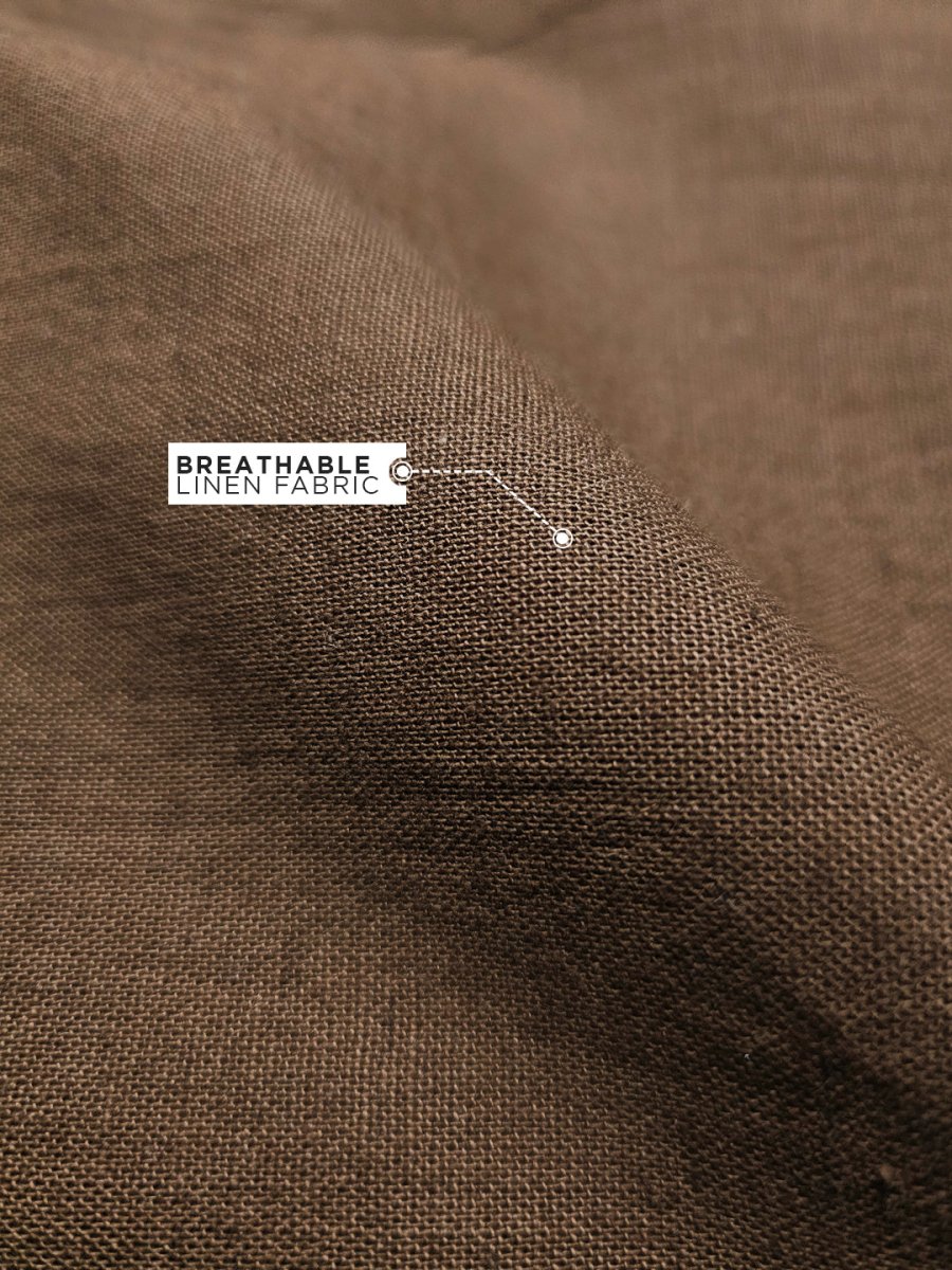 Brown Linen Pant