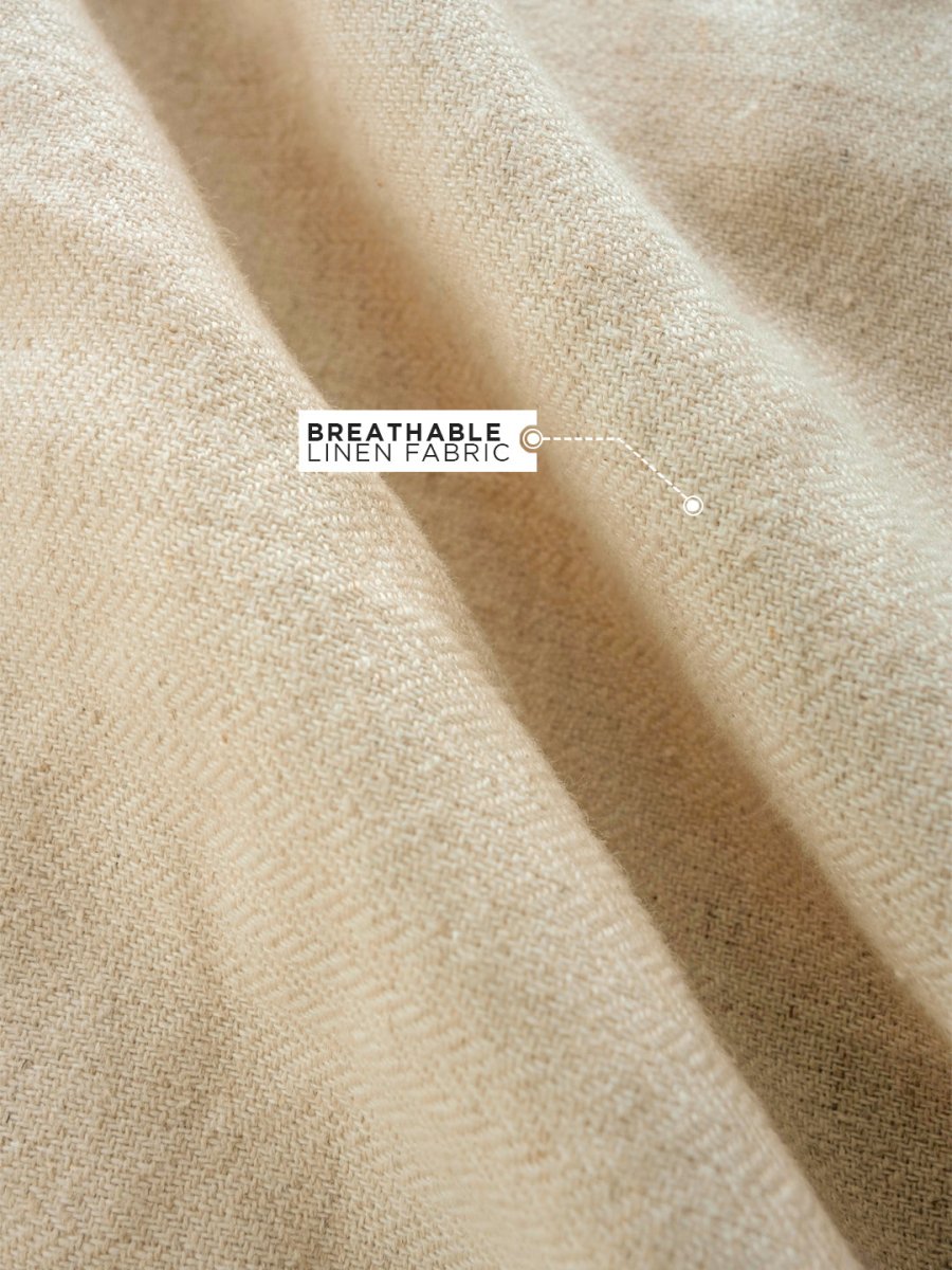 Cream Linen Pant