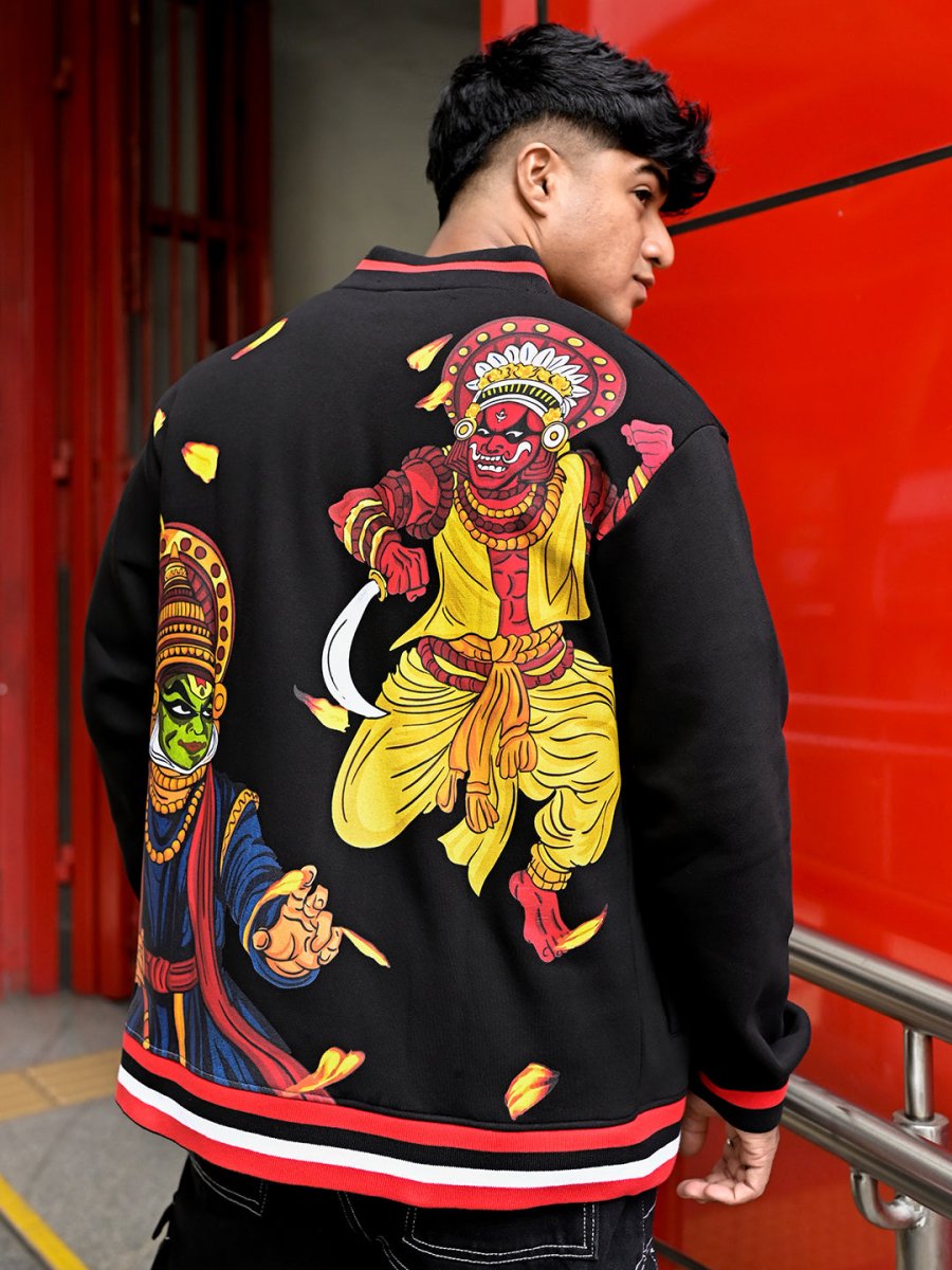 Culture Embroidered Varsity Jacket