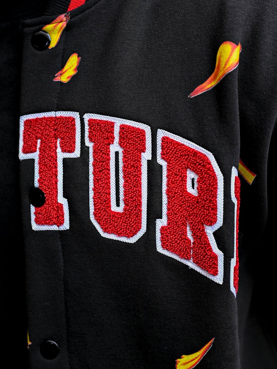 Culture Embroidered Varsity Jacket