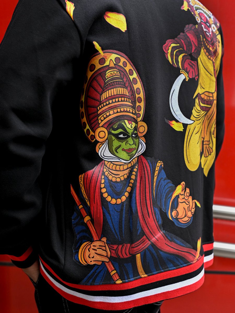 Culture Embroidered Varsity Jacket