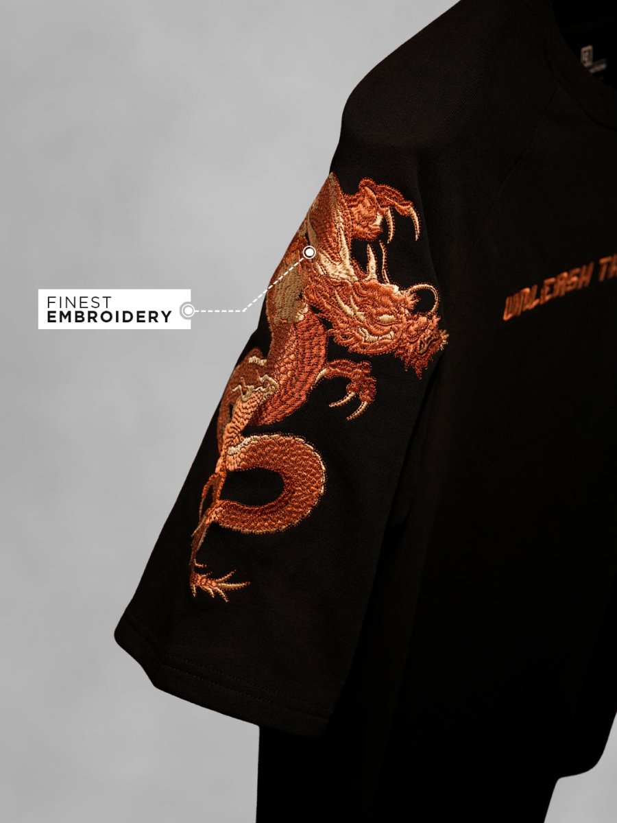 Dragon Embroidered