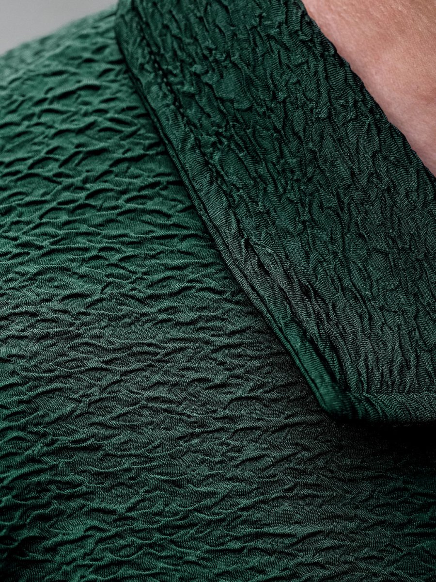 Green Textured Polo