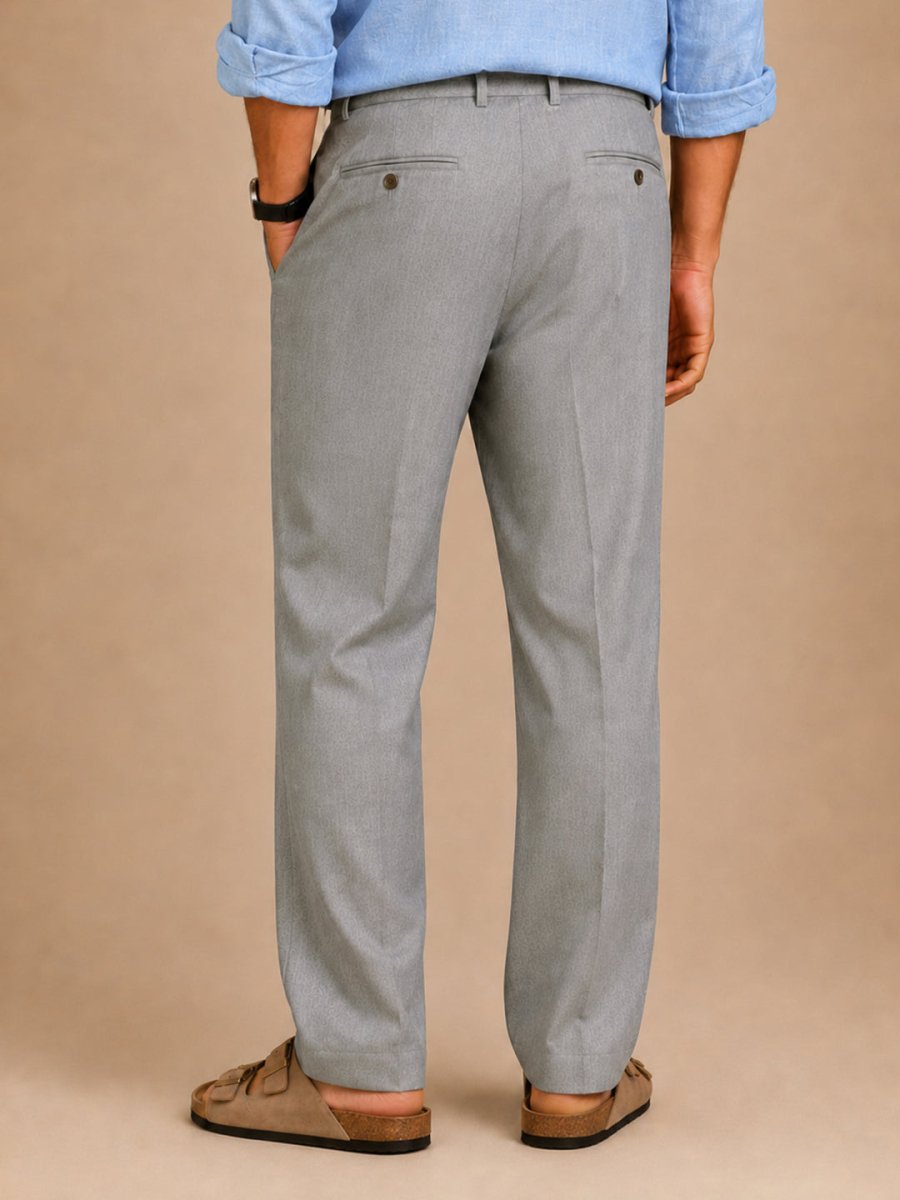 Grey Linen Pant