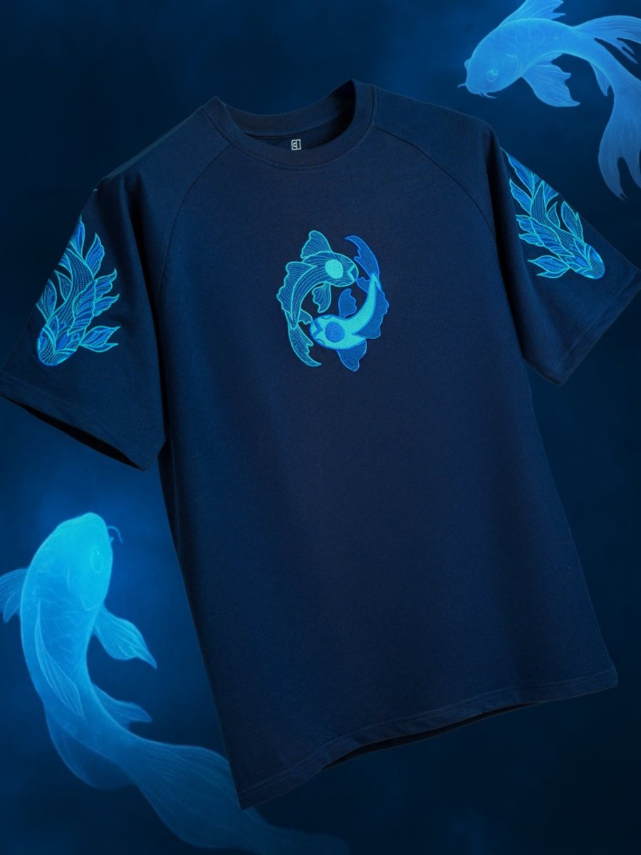 Koi Embroidered
