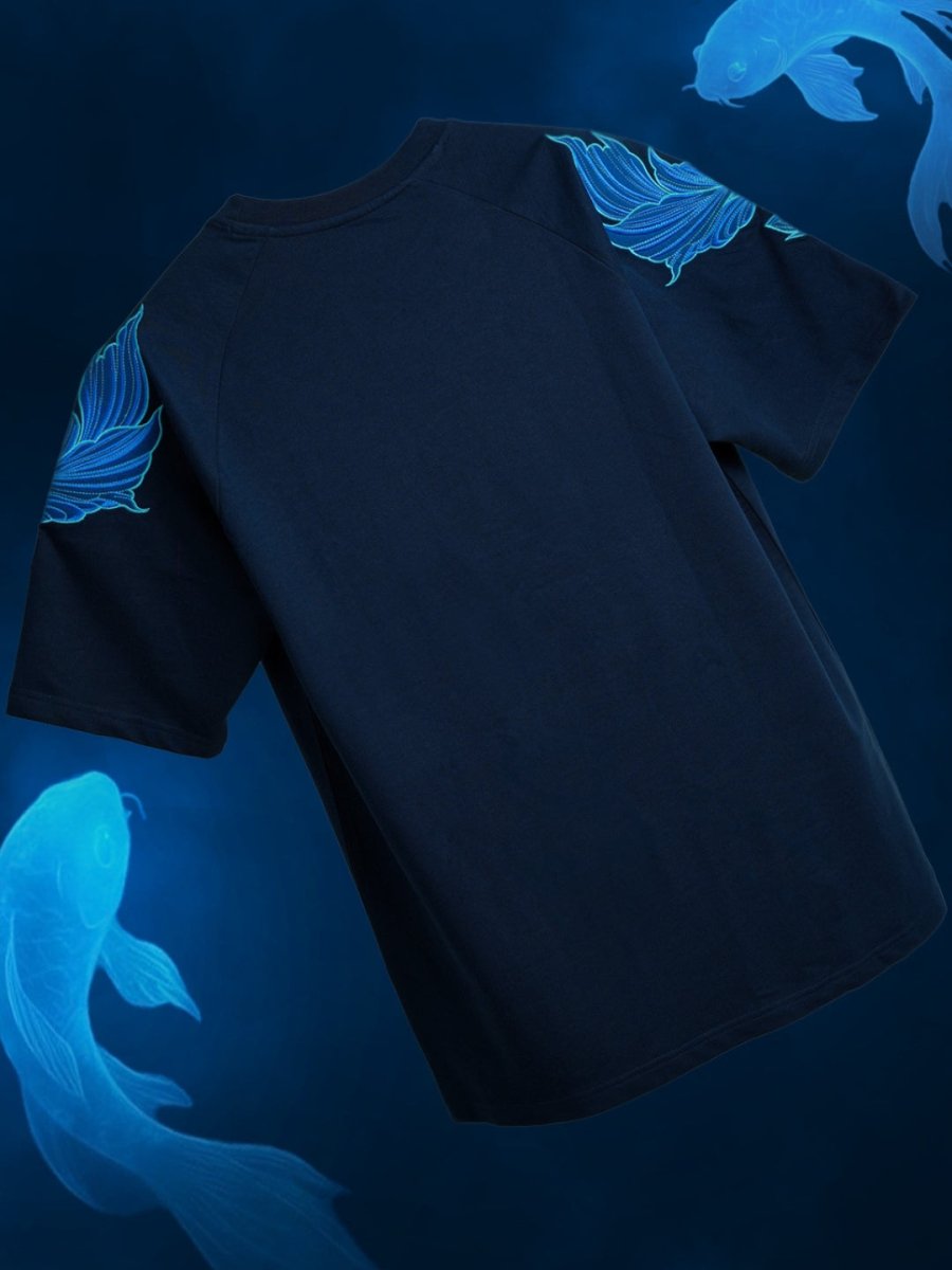 Koi Embroidered