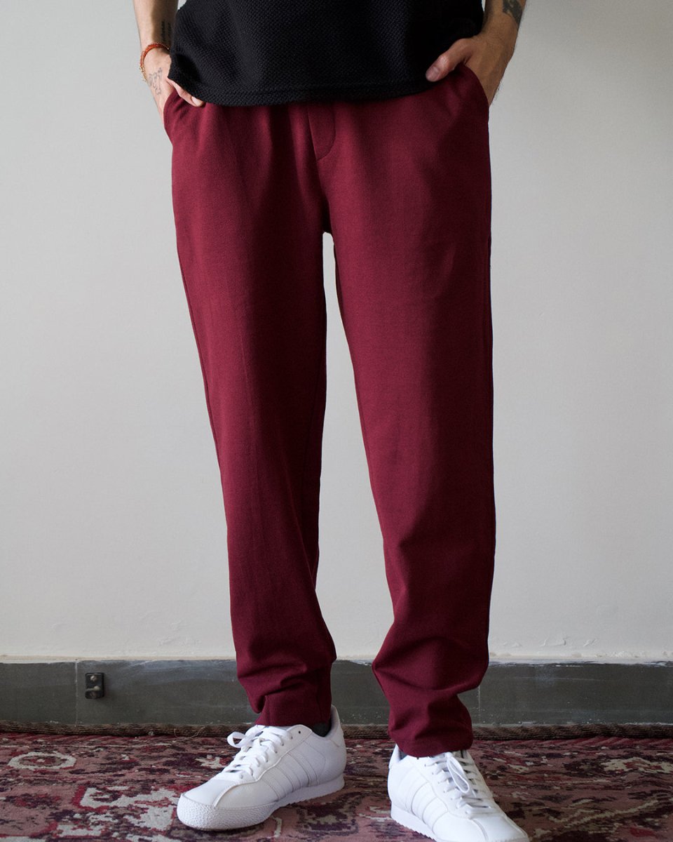 Maroon Everyday Pants - Premium Cotton