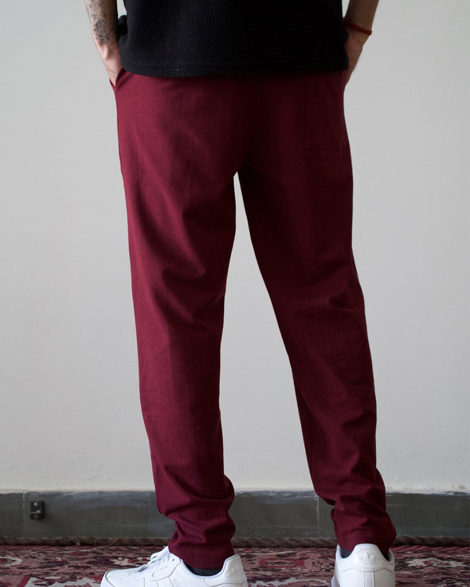 Maroon Everyday Pants - Premium Cotton