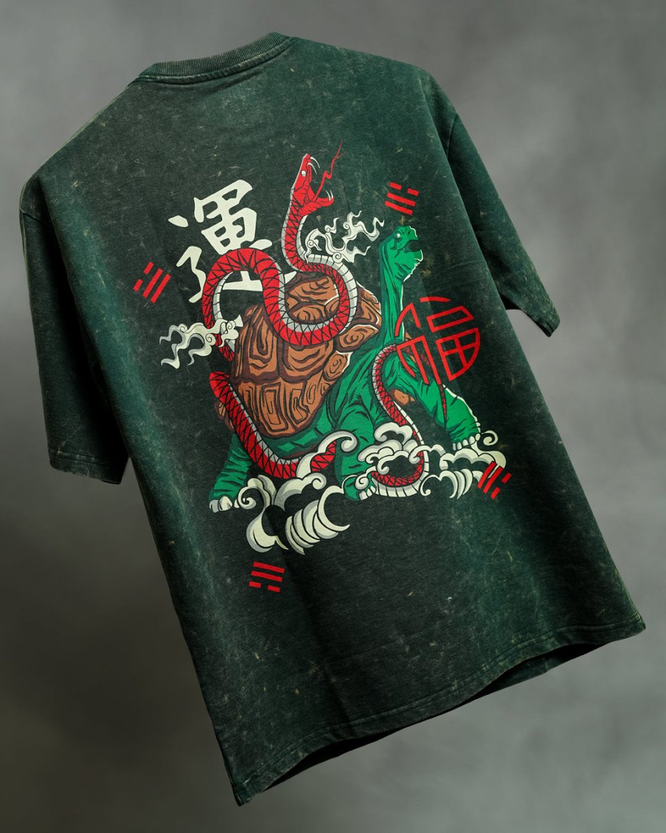 Mythical Tortoise  Embroidered