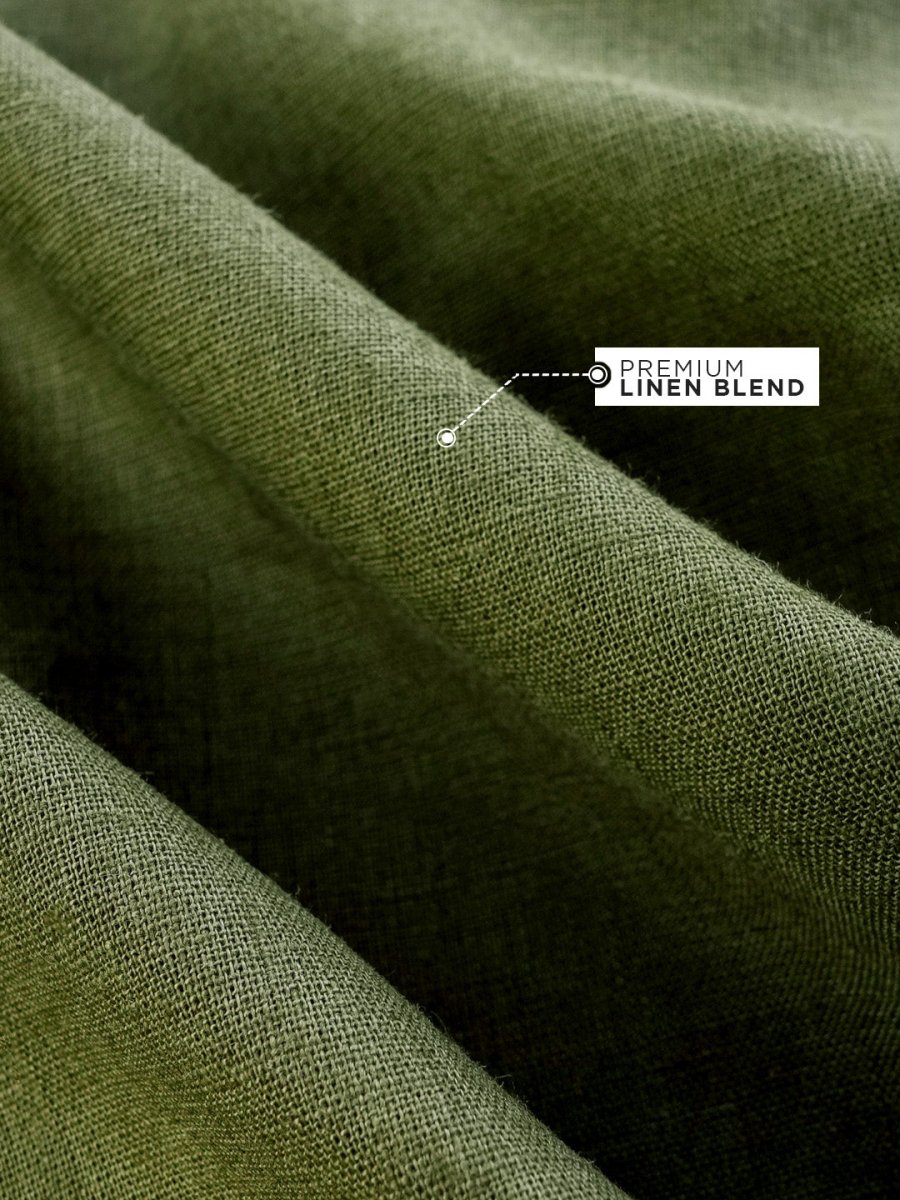 Olive Linen Shirt