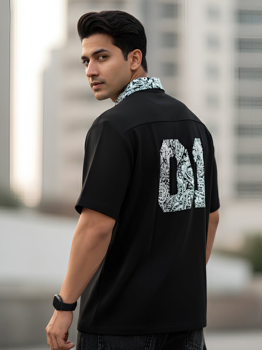 Paisley Denim Shirt