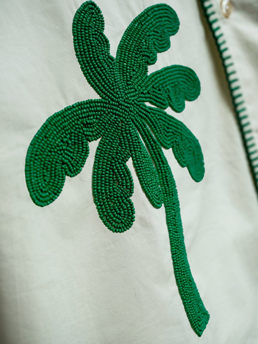 Palm Tree Embroidered Shirt