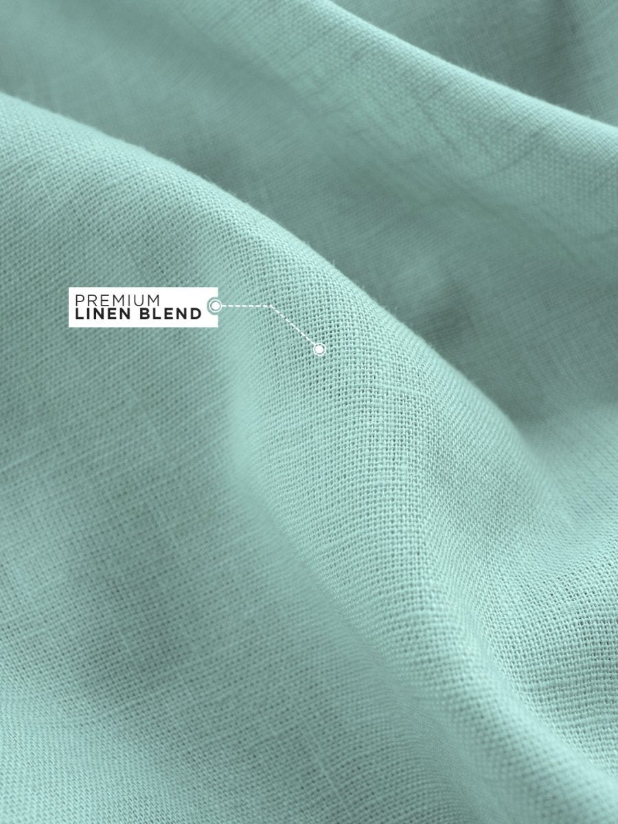 Pista Green Linen Shirt