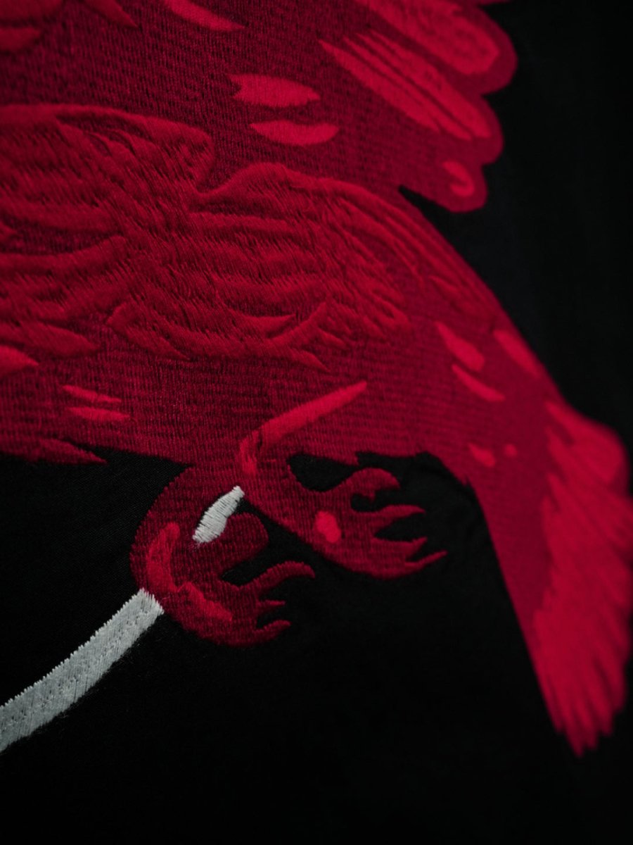 Raven Embroidered | Relaxed Fit | Luxe Cotton Shirt