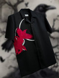 Raven Embroidered | Relaxed Fit | Luxe Cotton Shirt