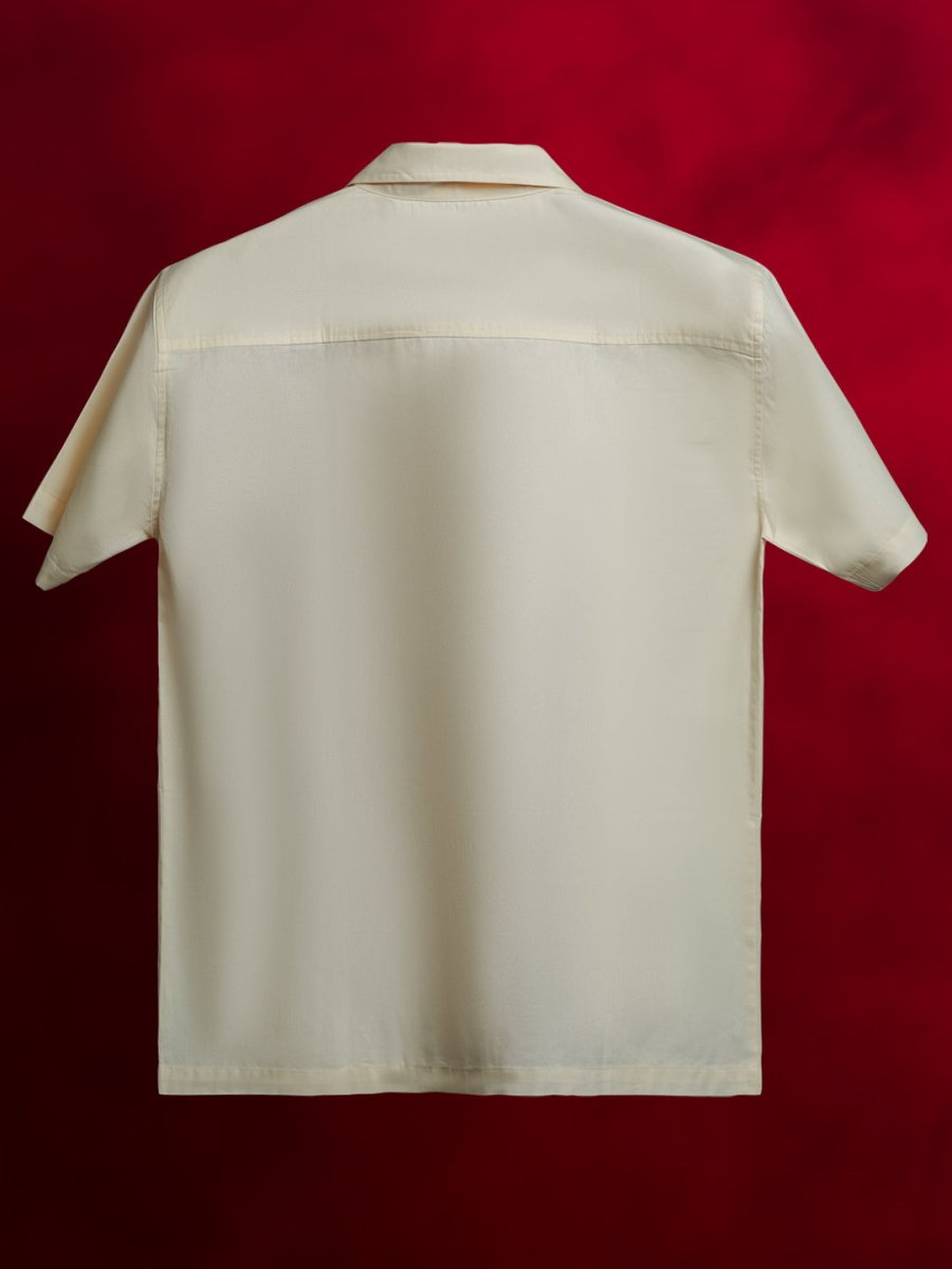 Red Sparrow Embroidered Shirt