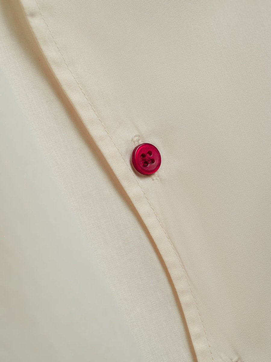 Red Sparrow Embroidered Shirt