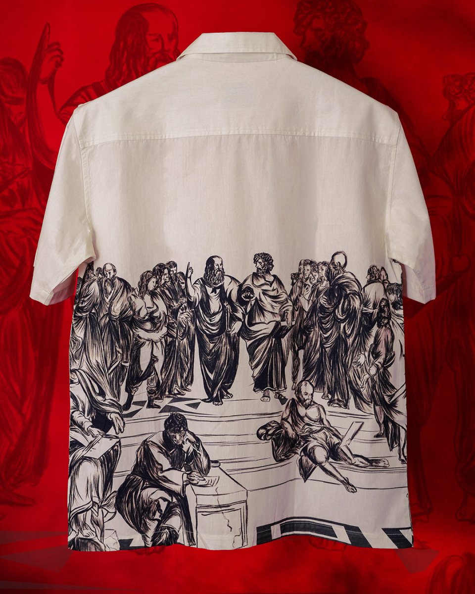 School of Athens | Relaxed Fit | Cotton Poplin shirt