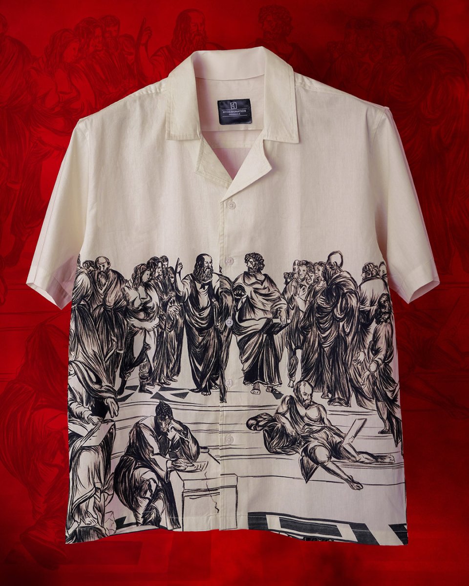 School of Athens | Relaxed Fit | Cotton Poplin shirt