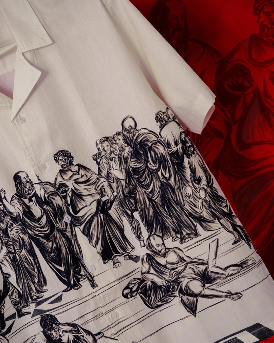 School of Athens | Relaxed Fit | Cotton Poplin shirt