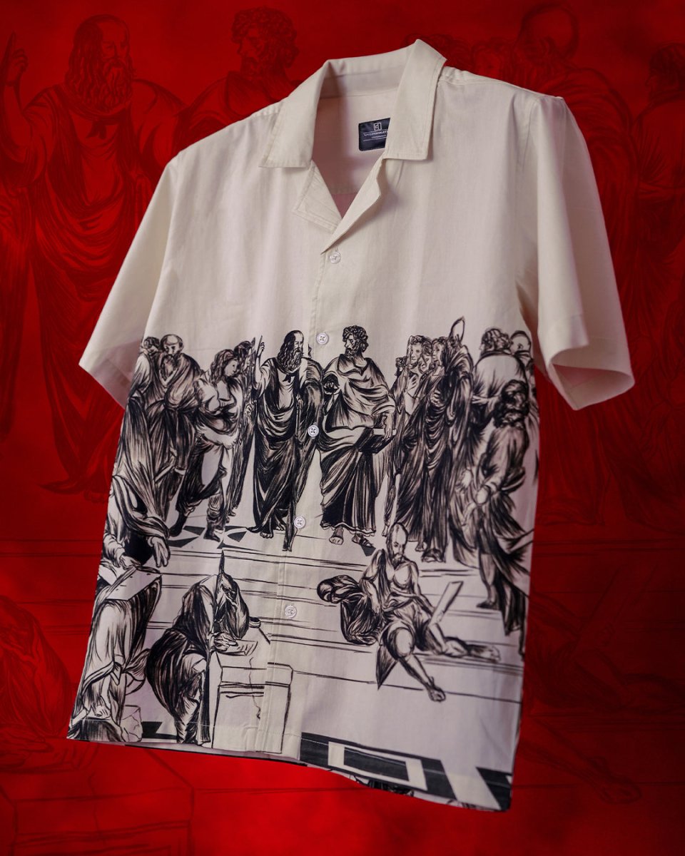 School of Athens | Relaxed Fit | Cotton Poplin shirt
