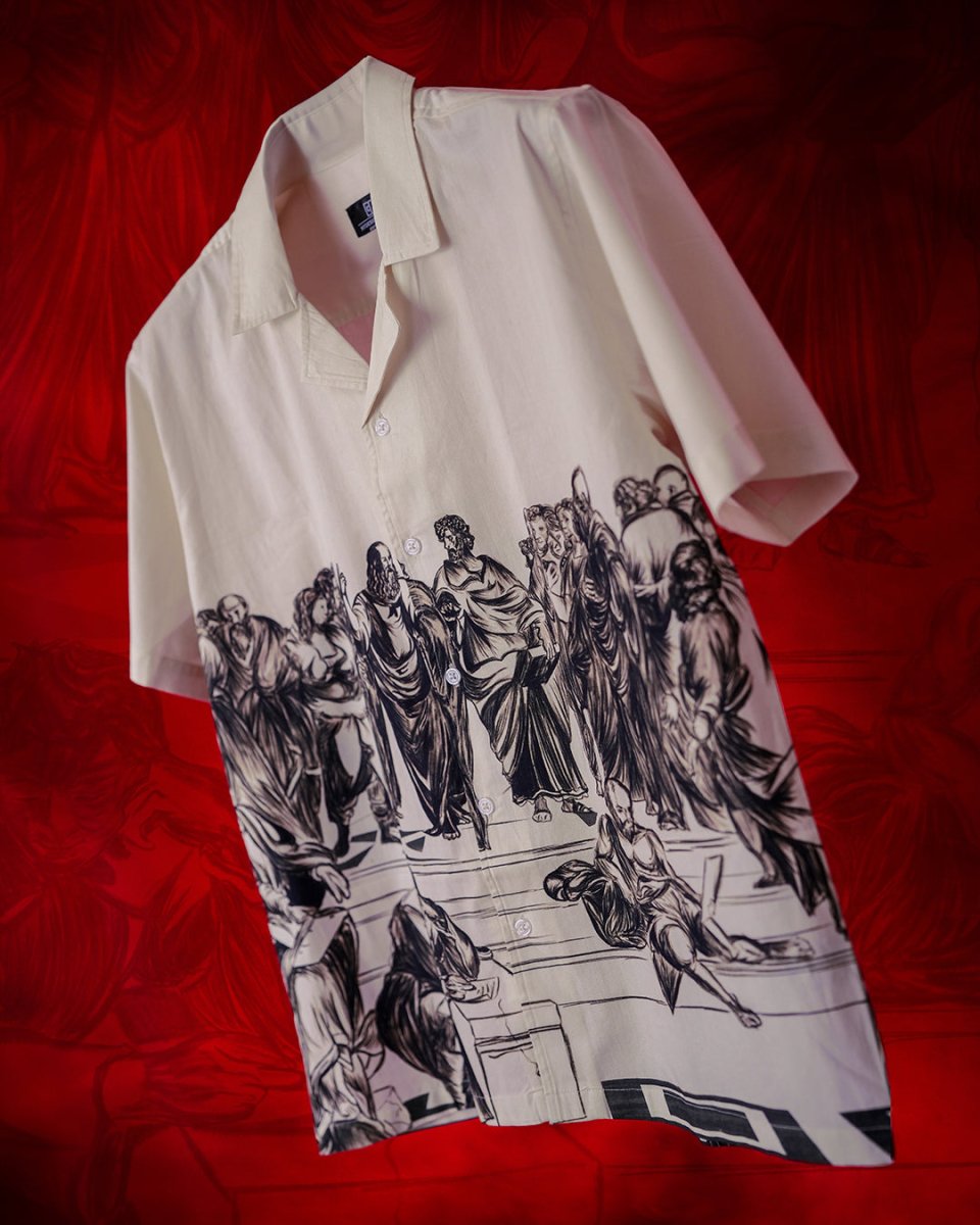 School of Athens | Relaxed Fit | Cotton Poplin shirt