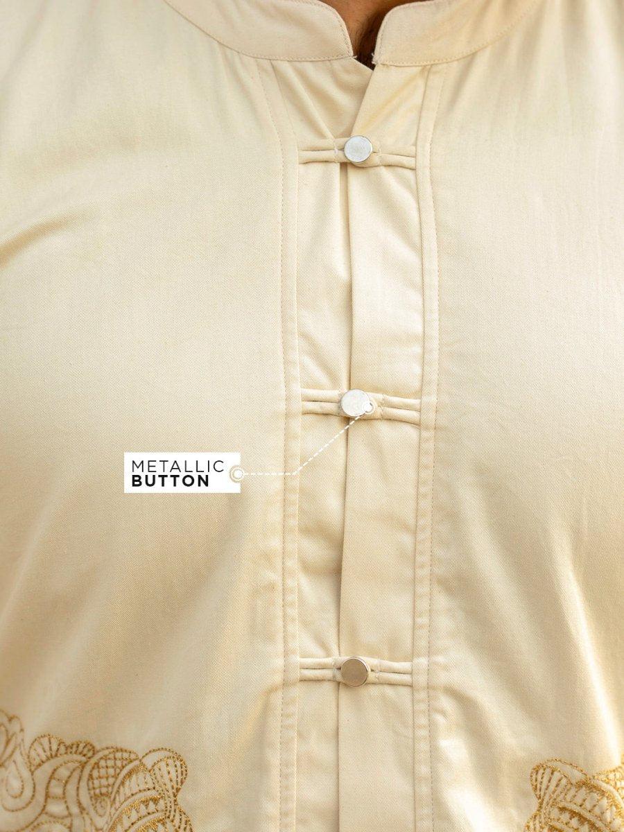 Simha Yali Embroidered Shirt