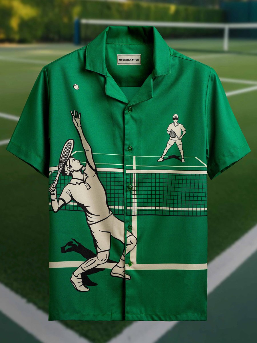 Tennis Embroidered Shirt