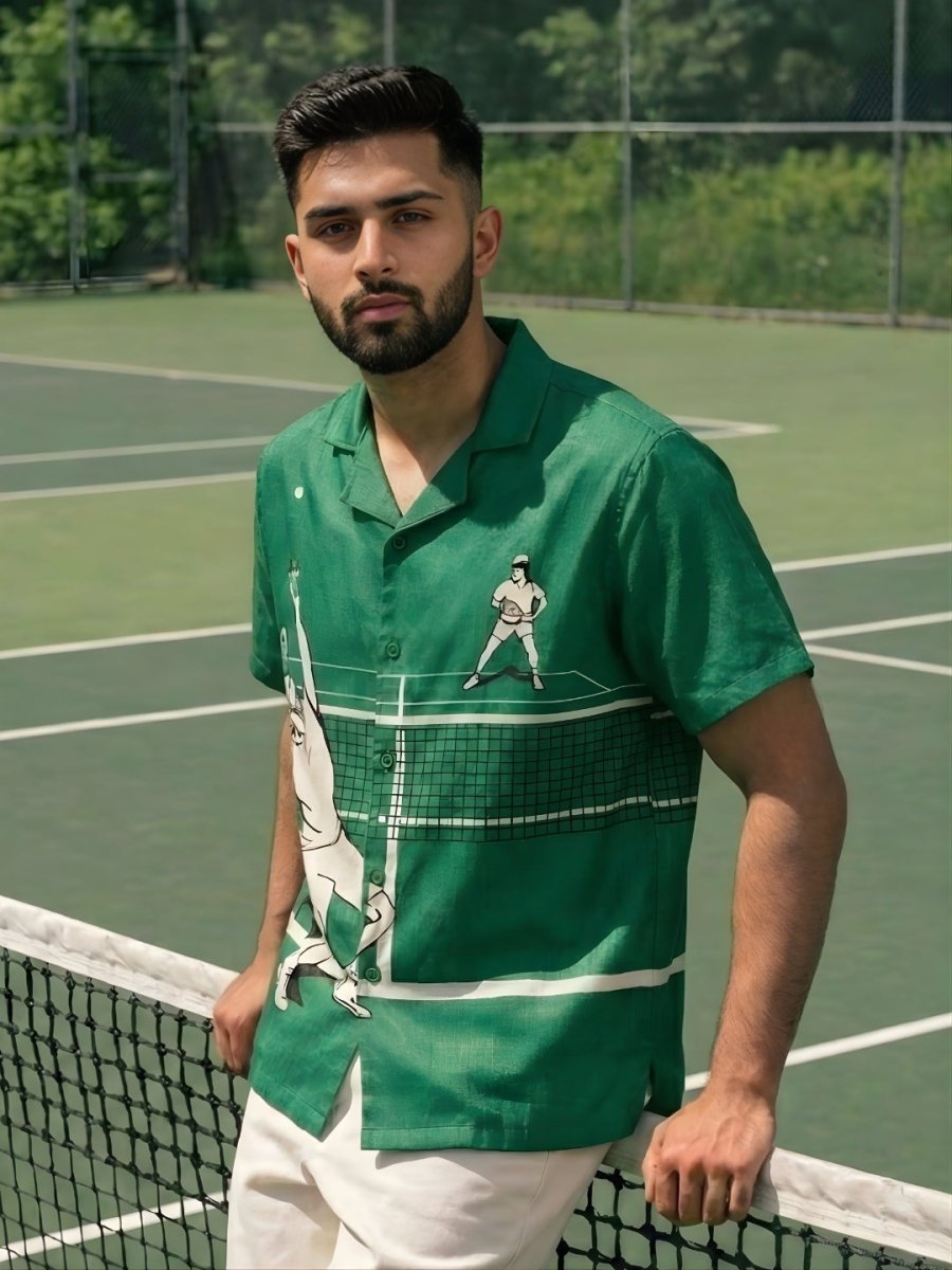 Tennis Embroidered Shirt