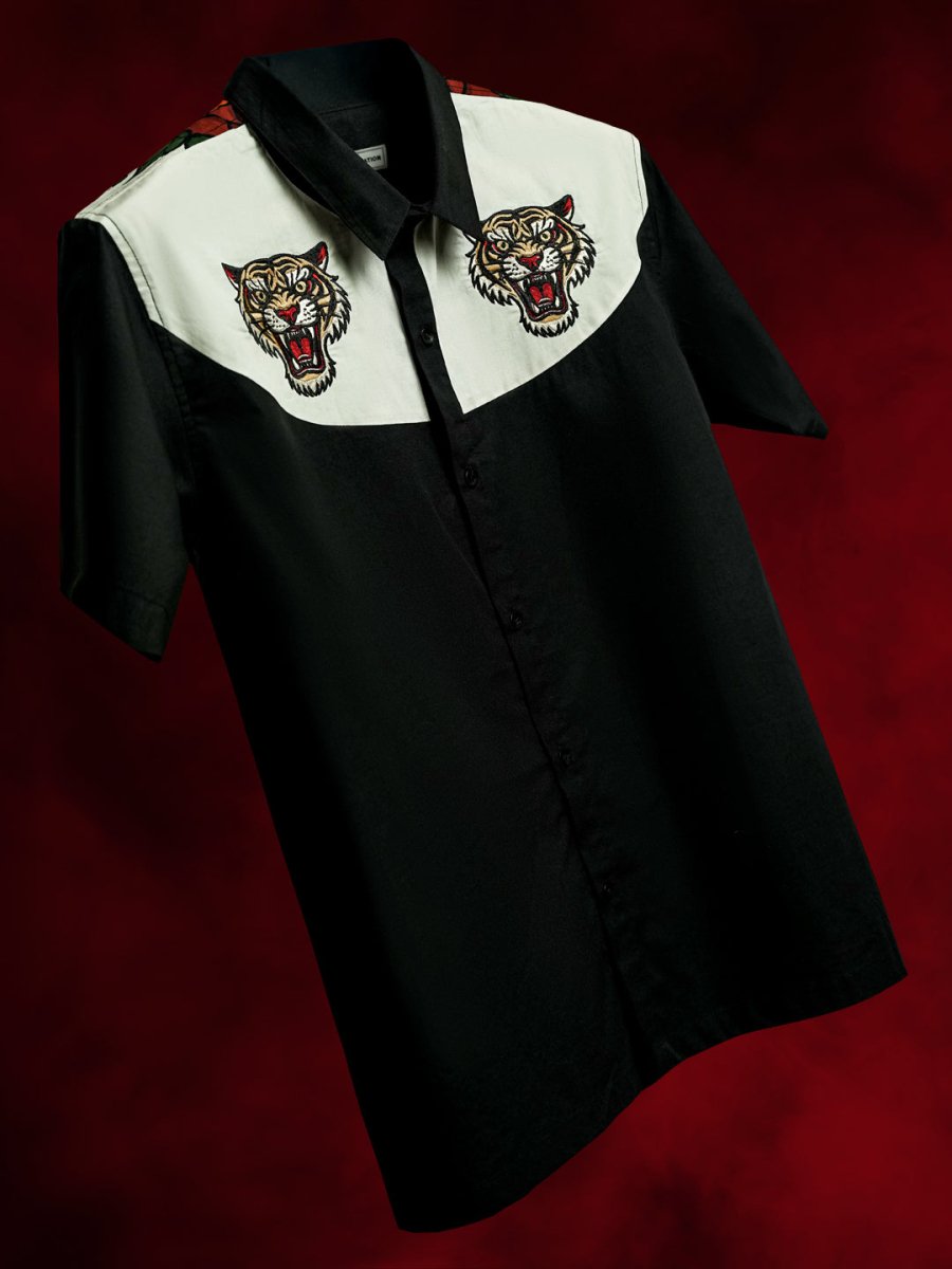 Tiger Embroidered