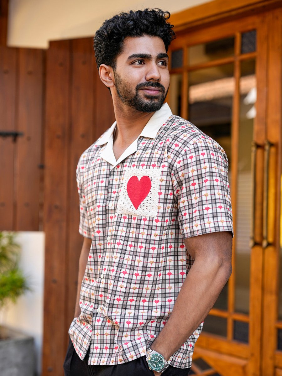 Heart Check Shirt | For Men