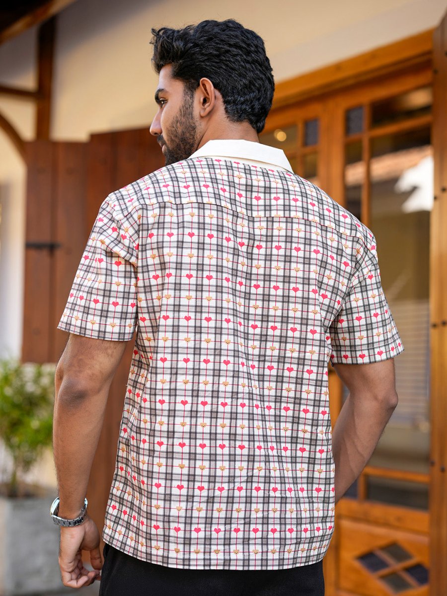 Heart Check Shirt | For Men