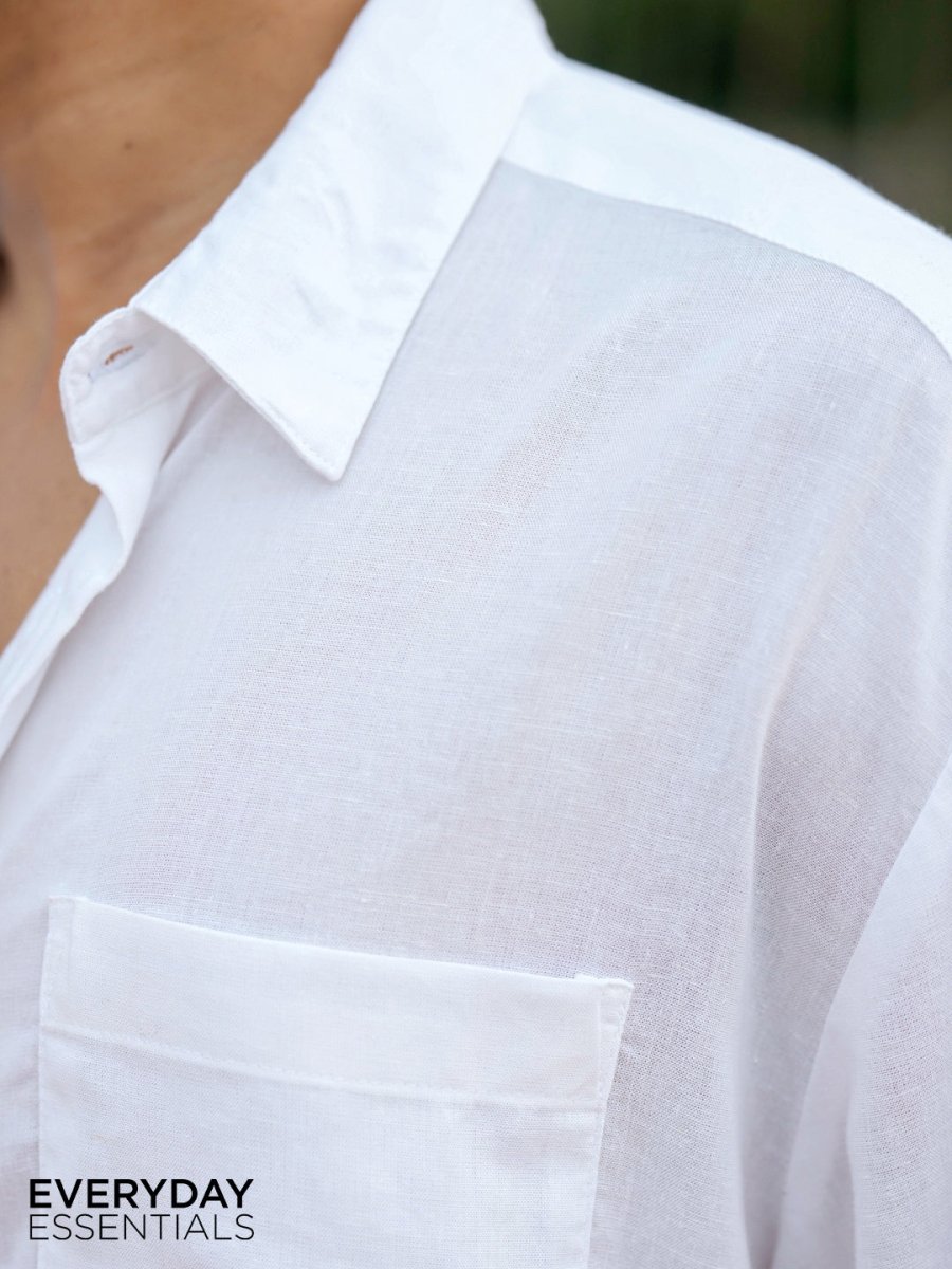 White Linen Shirt